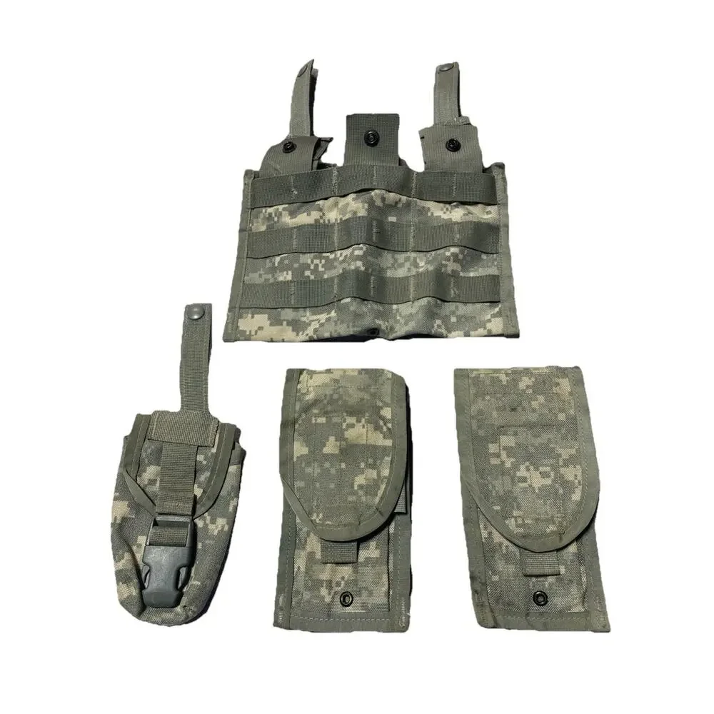 US Military Grenade Flash Bang Double Magazine Triple Magazine Pouches 4 Count